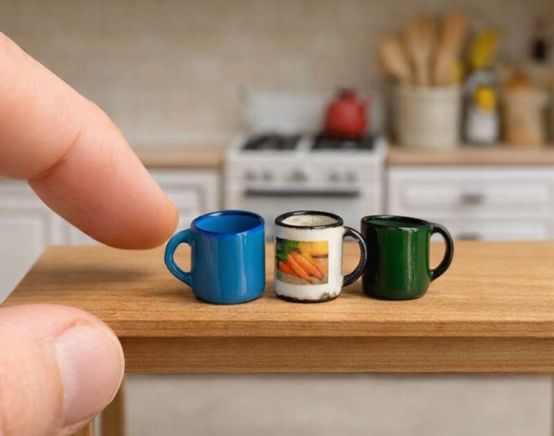 Turned Cardboard Into a Cute Mini Ceramic Mug