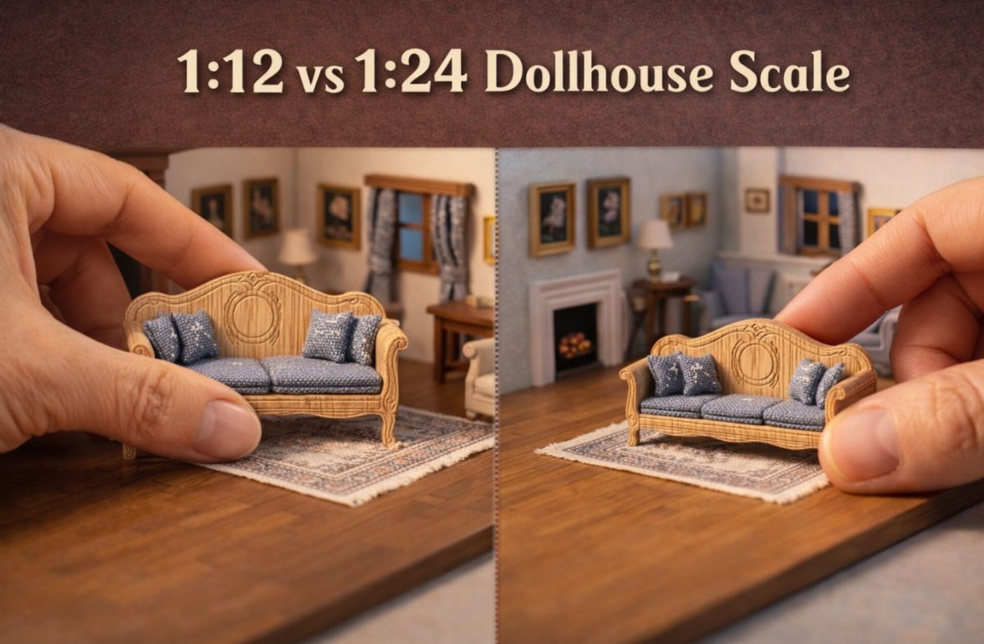 1:12 vs 1:24 Dollhouse Scale — Which Is the Best Scale for Dollhouse Building?