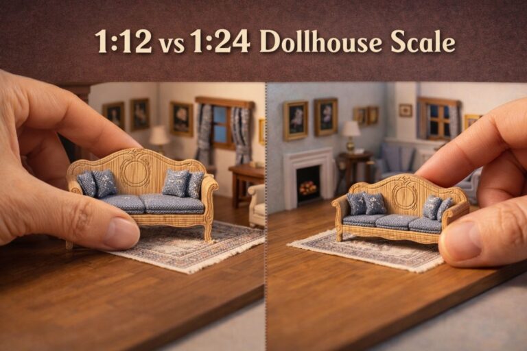 1:12 vs 1:24 Dollhouse Scale — Which Is the Best Scale for Dollhouse Building?