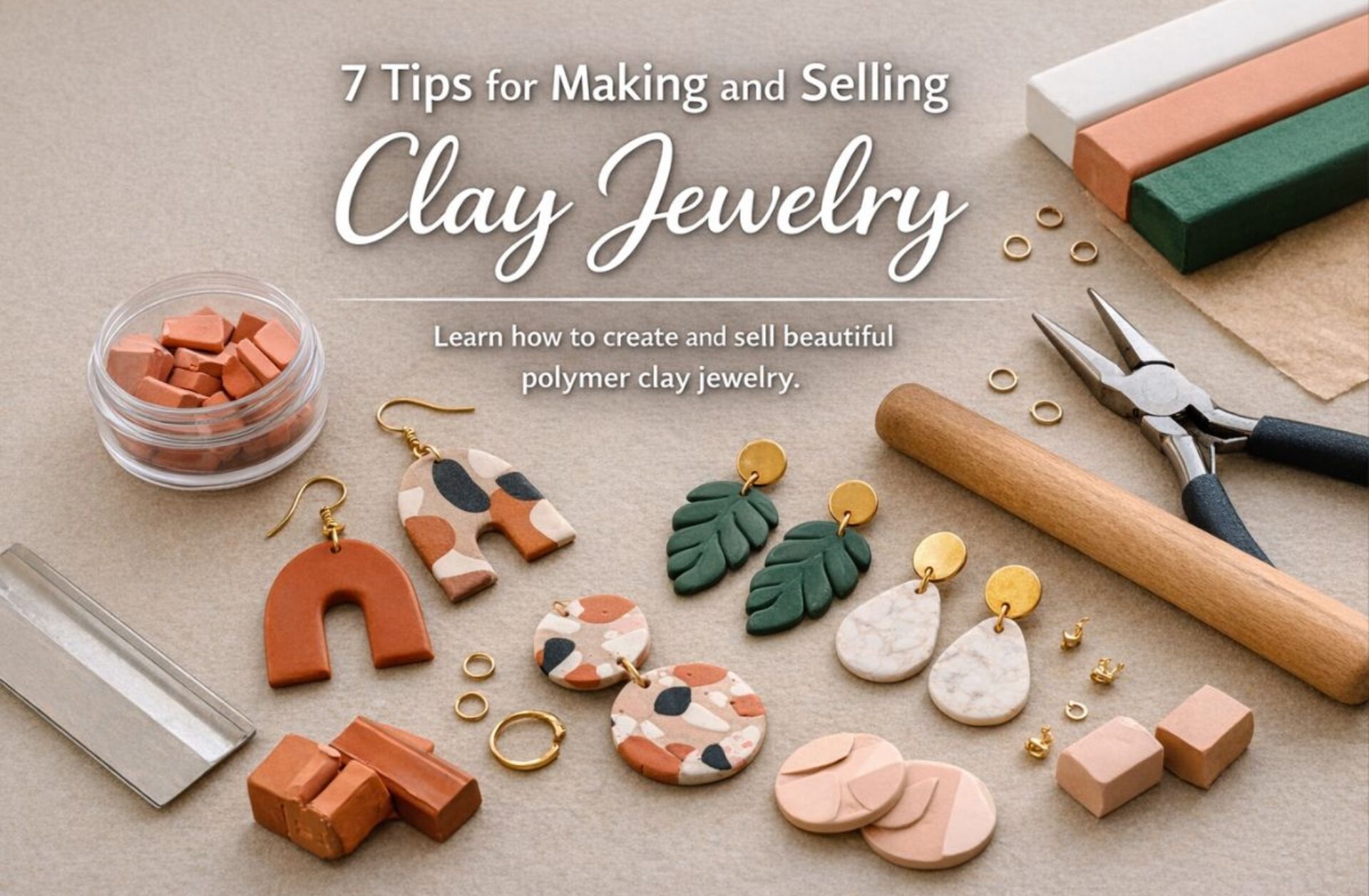 7 Tips for Making and Selling Clay Jewelry