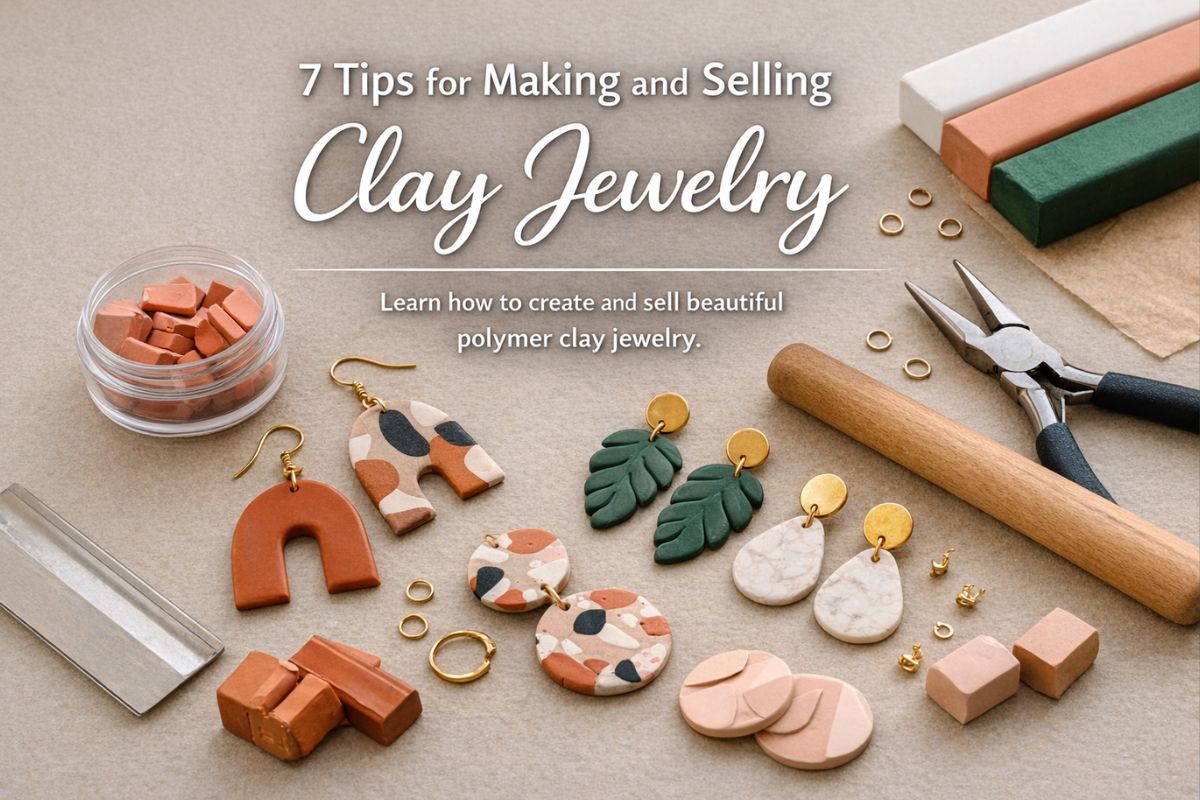 You are currently viewing 7 Tips for Making and Selling Clay Jewelry