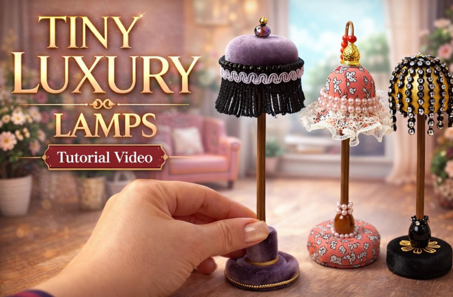 Create Tiny Luxury Lamps for Your Dollhouse