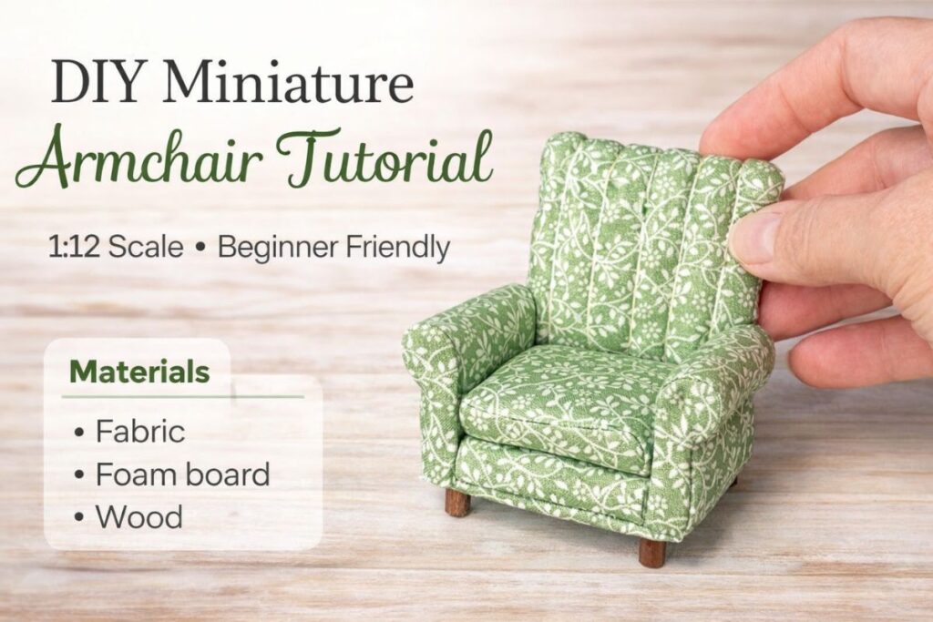 DIY Miniature Chair Tutorial