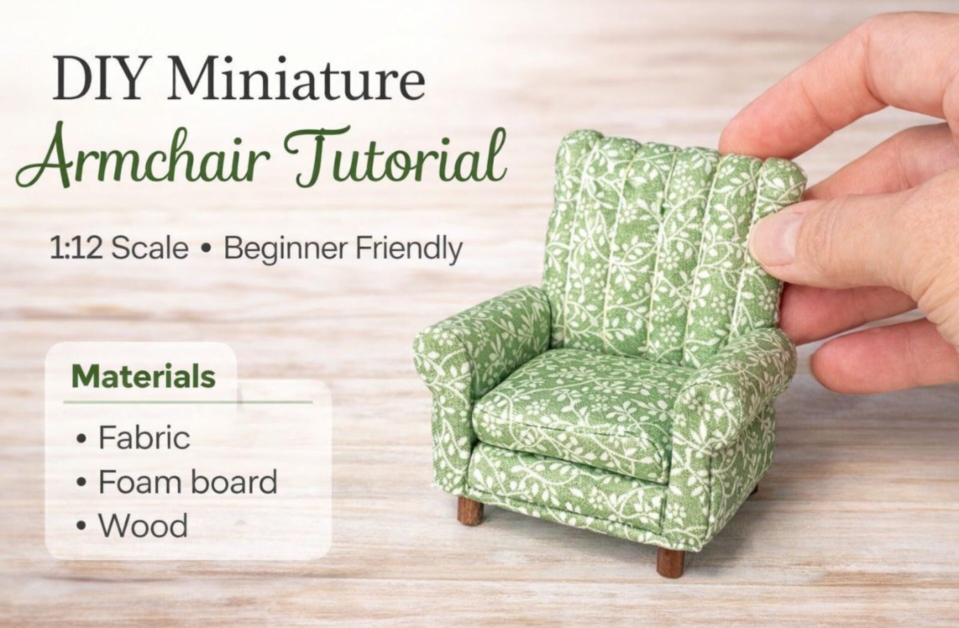 DIY Miniature Chair Tutorial: A Creative and Imperfect Crafting Journey