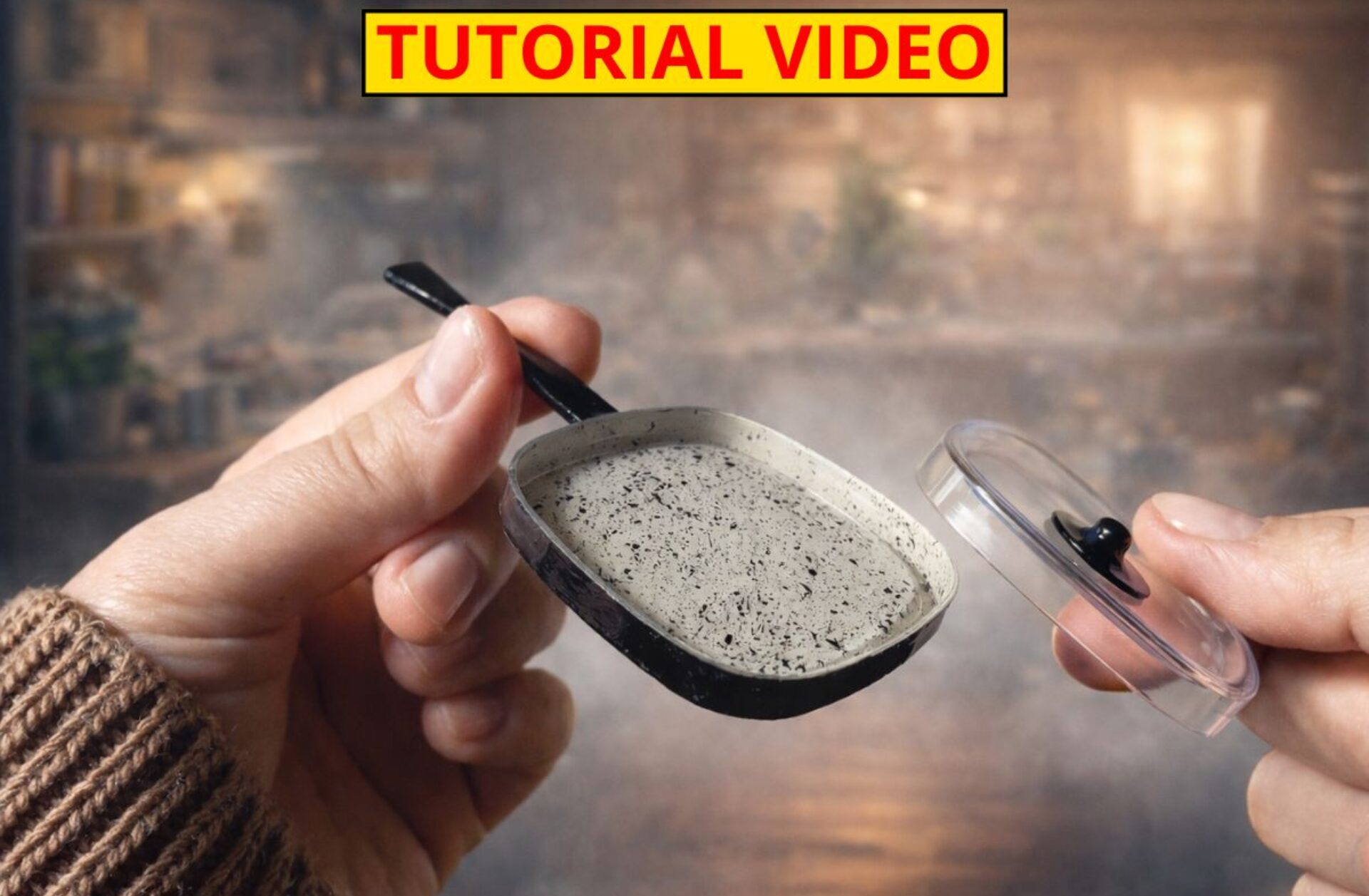 DIY Miniature Frying Pan with Lid – Creative Miniature