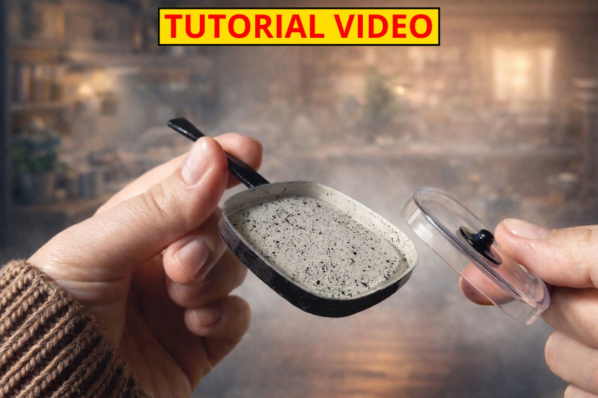 You are currently viewing DIY Miniature Frying Pan with Lid – Creative Miniature
