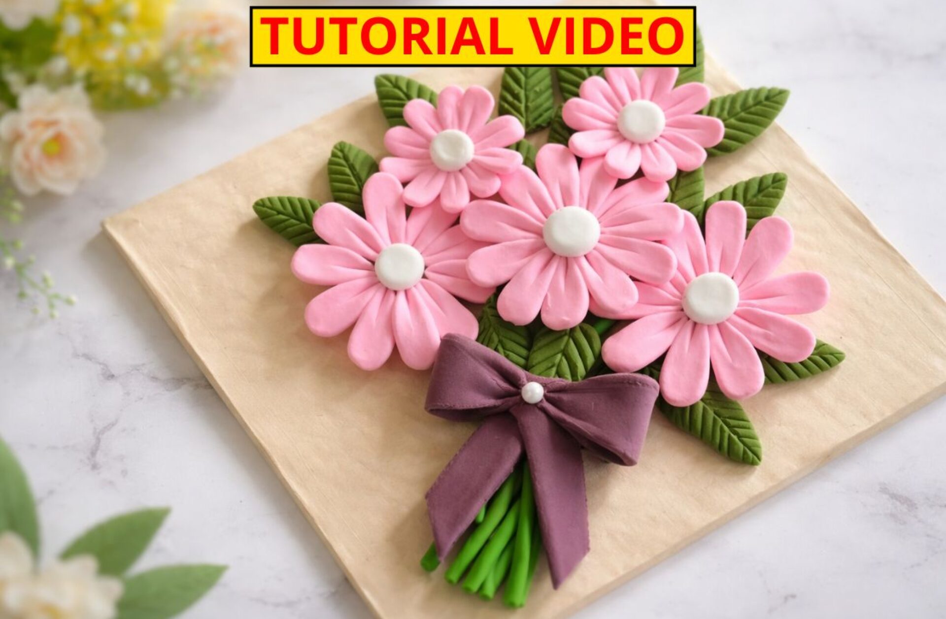 How to Create Beautiful Handmade Clay Flowers Step by Step
