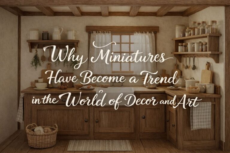 Why Miniatures Are Trending in Decor and Art