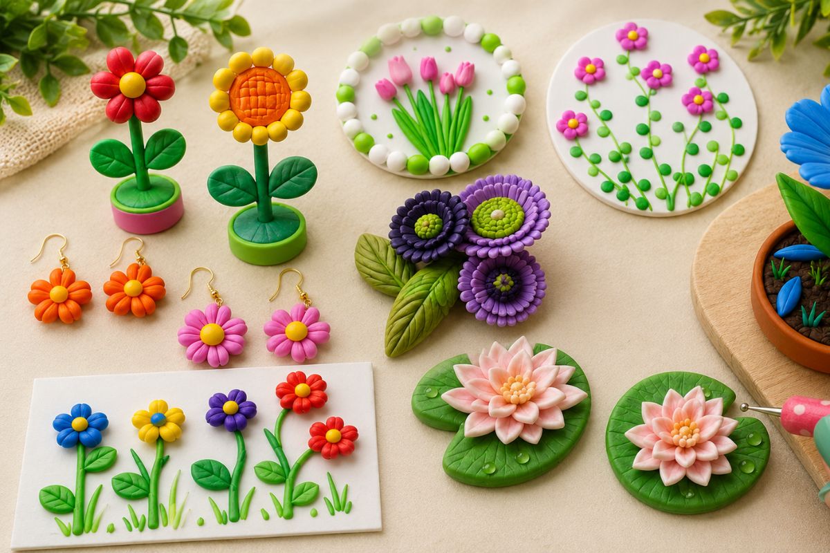You are currently viewing 12 Beautiful Polymer Clay Flower Ideas You Can Make at Home