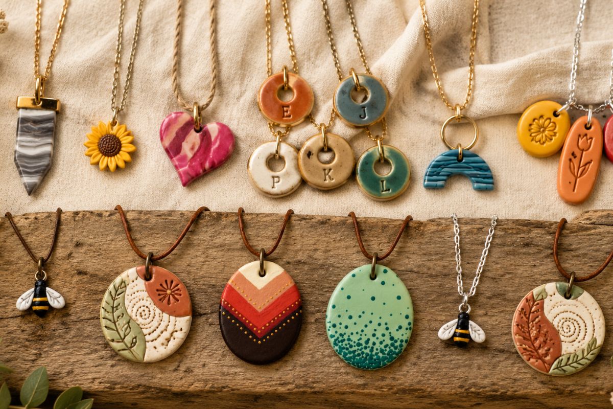 You are currently viewing 14 Beautiful Polymer Clay Necklaces to Inspire You