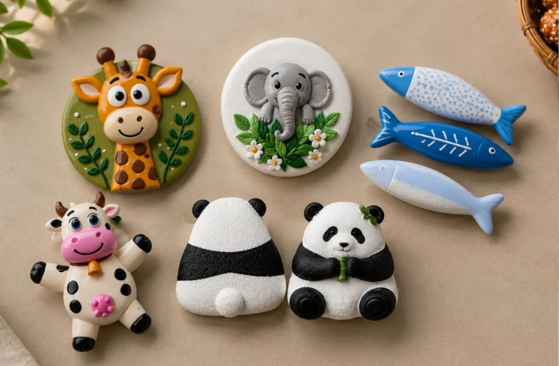 9 Adorable DIY Clay Magnet Animals You Can Make at Home