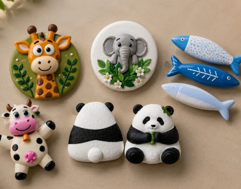 9 Adorable DIY Clay Magnet Animals You Can Make at Home