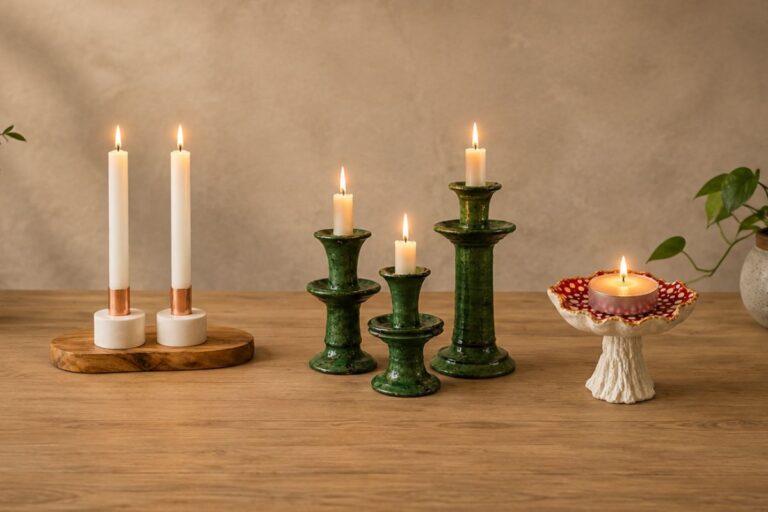 17 Beautiful Clay Candle Holders to Inspire Your Next DIY Project