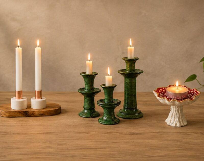 17 Beautiful Clay Candle Holders to Inspire Your Next DIY Project