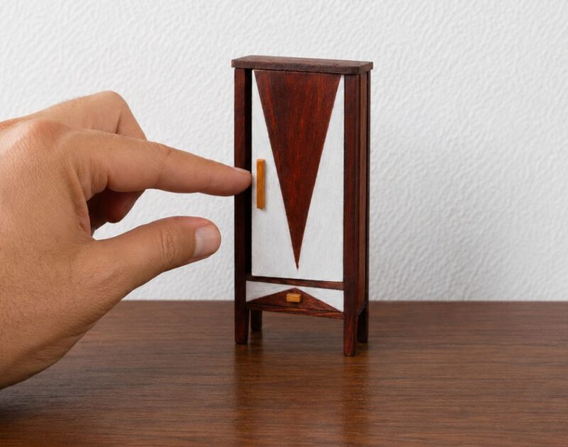 Build a Beautiful Miniature Wooden Cabinet – Free PDF Plan
