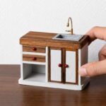 DIY Miniature Kitchen Cabinet with Sink – 1:12 Scale
