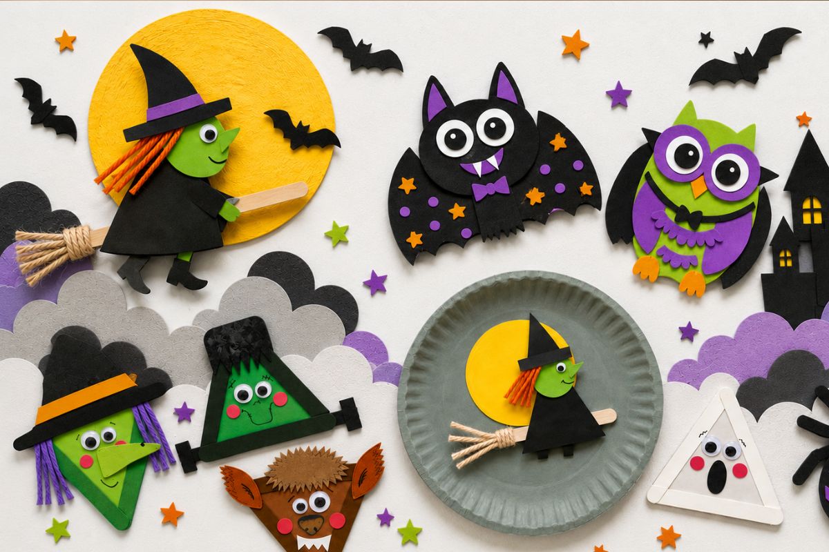 You are currently viewing 11 Fun Halloween Crafts for Kids They’ll Love Making