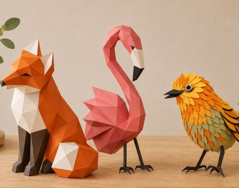 9 Paper Sculpture Ideas: Animals to Inspire Your Next Project