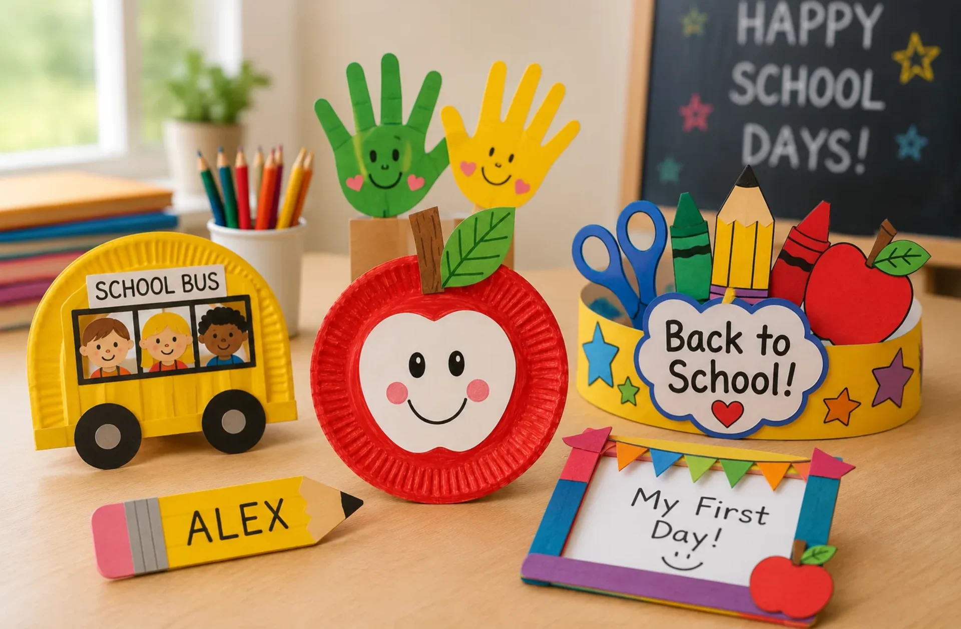 8 First Day of School Crafts for Preschool