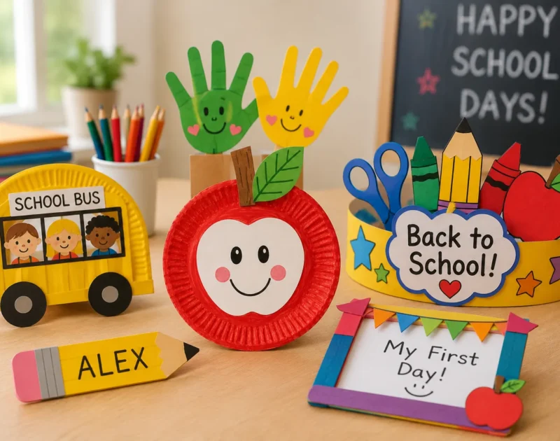 8 First Day of School Crafts for Preschool