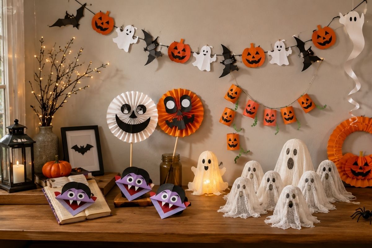 You are currently viewing 13 DIY Halloween Decorations Made from Paper