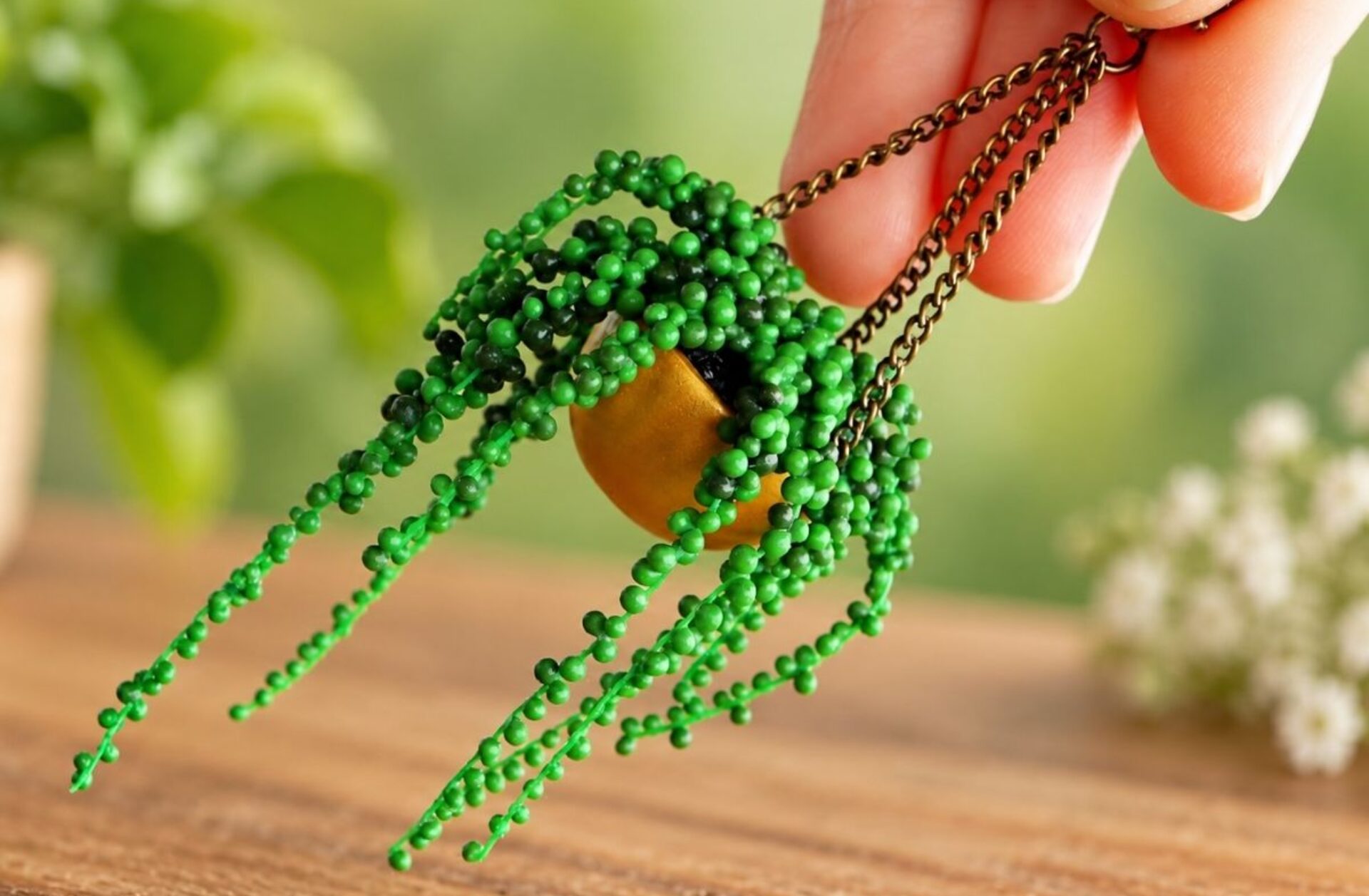 A Tiny Green Corner: The Charm of Miniature Hanging Plants