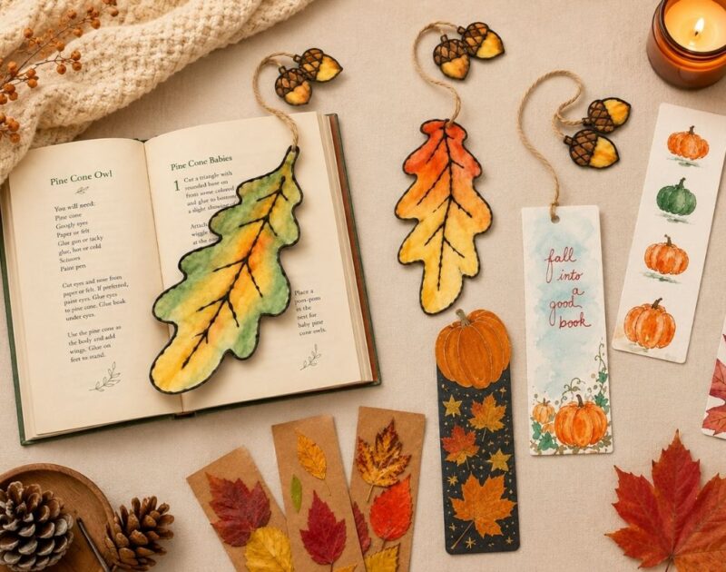 Autumn Bookmark Ideas: Cozy, Handmade Ways to Mark Your Page This Fall