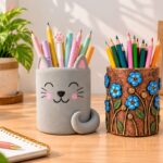11 Clay Pen Holder Ideas to Brighten Up Your Desk