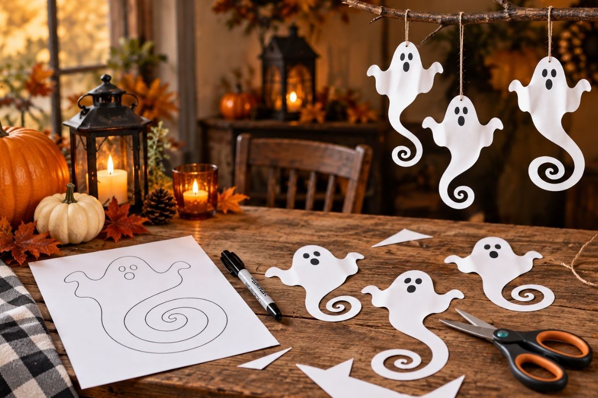 You are currently viewing How to Make Spooky Spiral Paper Ghosts in 4 Easy Steps