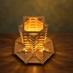How to Make a Stylish Popsicle Stick Lamp at Home