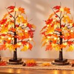 Lighted Maple Tree Fall Decor: The Ultimate Thanksgiving Centerpiece for Your Home