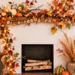 9 Cozy Fall Garland Ideas for Your Fireplace Mantel