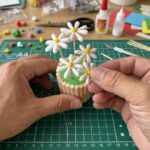Miniature Cotton Swab Daisies