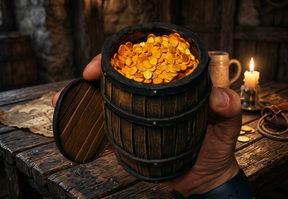 You are currently viewing DIY Miniature Gold Coins paper