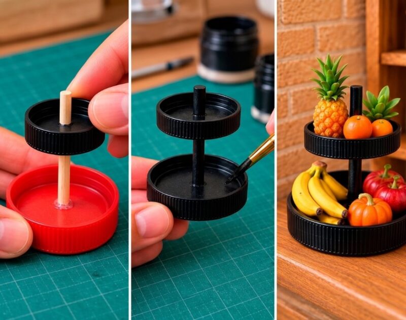 Easy DIY Miniature Fruit Stand